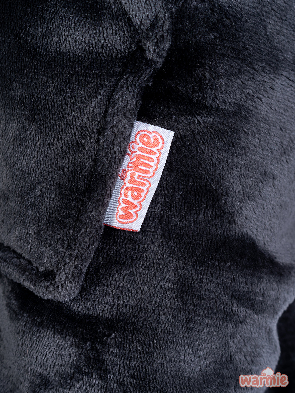 Visačka Warmie na dekové mikině v šedivě barvě