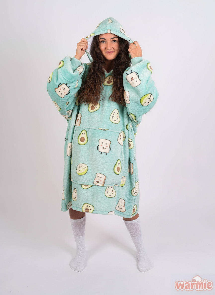 Warmie - Hřejivá mikinová deka k zachumlání a odpočinku